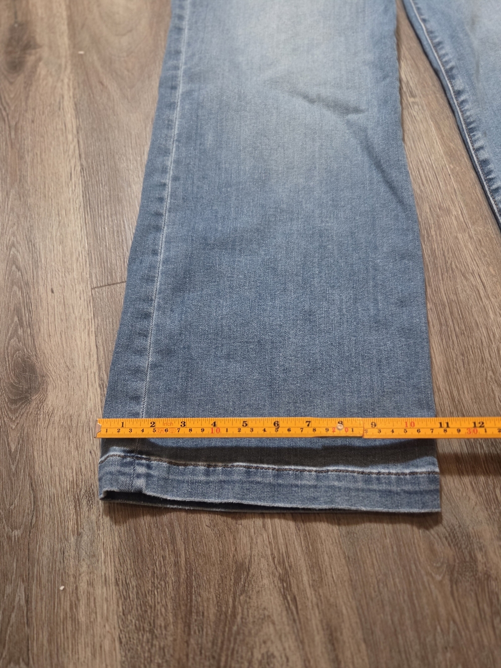 KUT from the Kloth Meg Wide Leg Jeans Size 4 Light Wash Cropped Patch Pocket - Picture 4 of 11